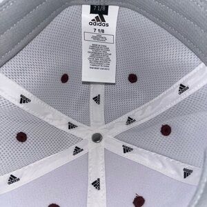 Adidas White and Gray Mesh Cap